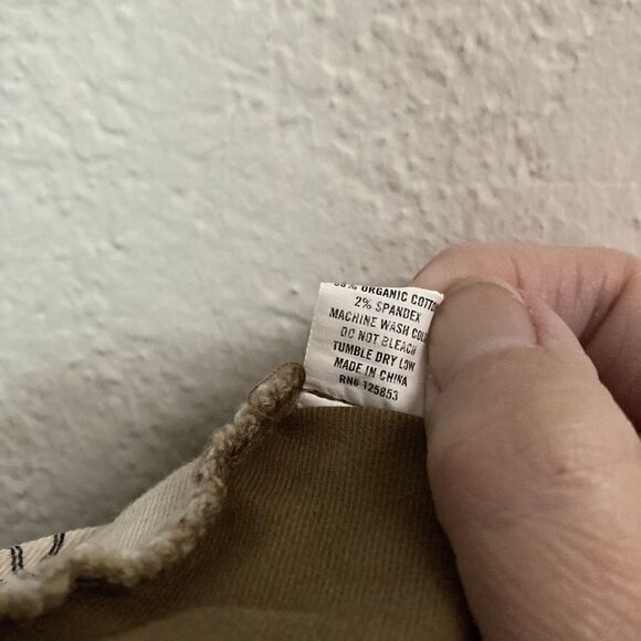 Taylor Stitch Atelier & Repairs Chinos In British Khaki Tan Patchwork Variety - Picture 10 of 12